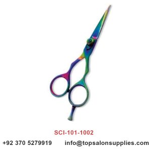 Professional Hair Cutting Scissor with Razor Edg. Multicolor Coating