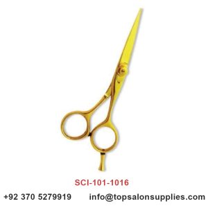 Professional Hair Cutting Scissor with Razor Edg. Multicolor Coating. Three Rings With Screw Adjust